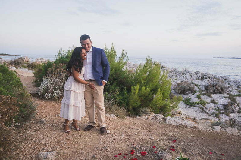 Seaside wedding Proposal French Riviera 1071