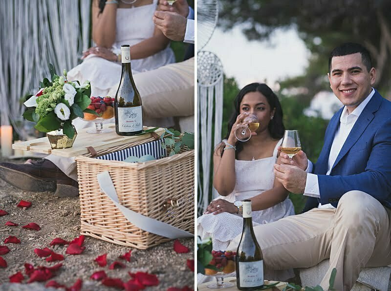 Seaside wedding Proposal French Riviera 1081