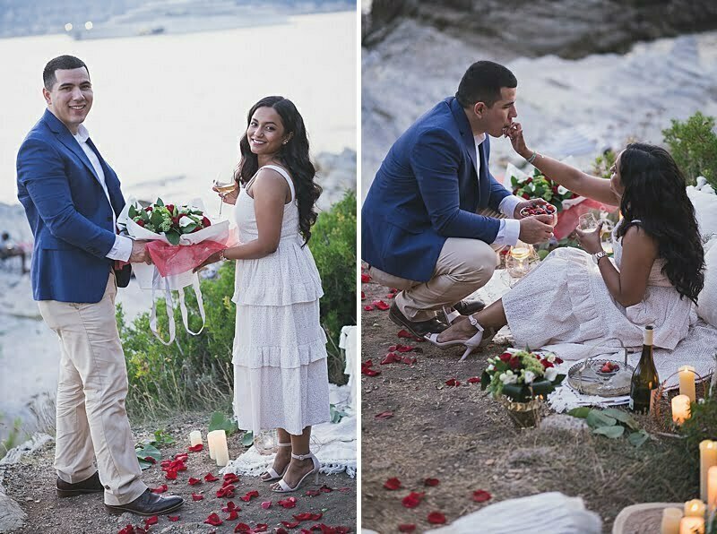 Seaside wedding Proposal French Riviera 1091