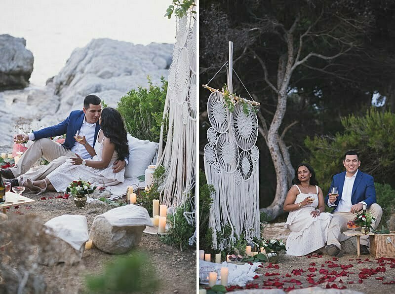 Seaside wedding Proposal French Riviera 1092