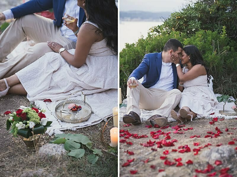 Seaside wedding Proposal French Riviera 1095