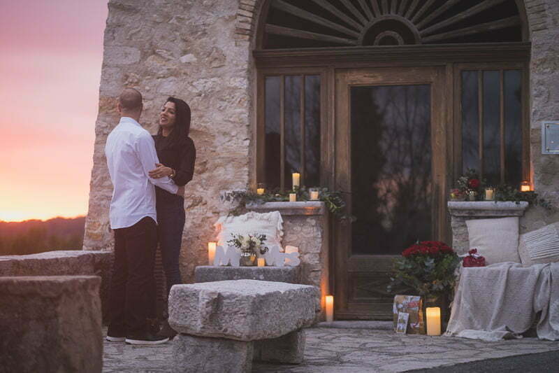 Saint-Paul de Vence romantic picnic proposal 