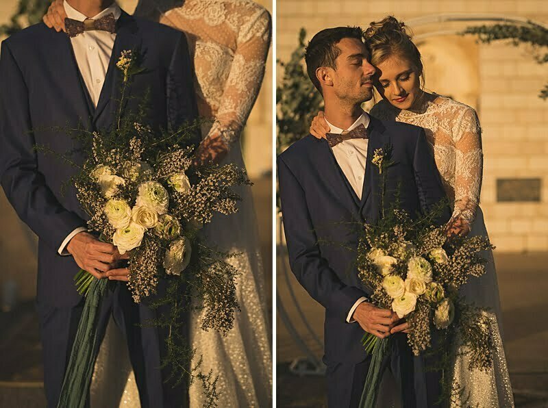 Evening Elopement wedding Chateau Bellet French Riviera 91