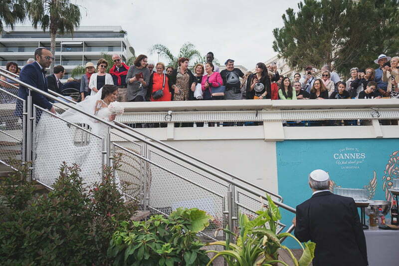 French Riviera Seaside Jewish wedding Cannes 1090