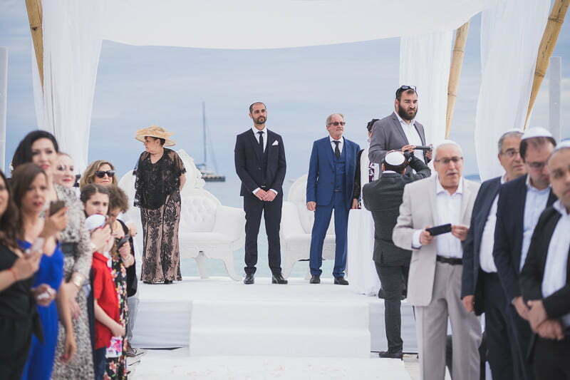 French Riviera Seaside Jewish wedding Cannes 1096