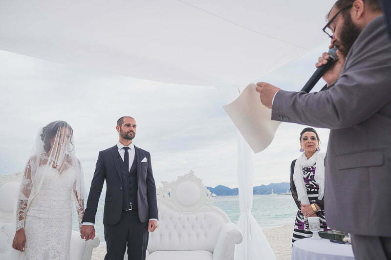French Riviera Seaside Jewish wedding Cannes 1119