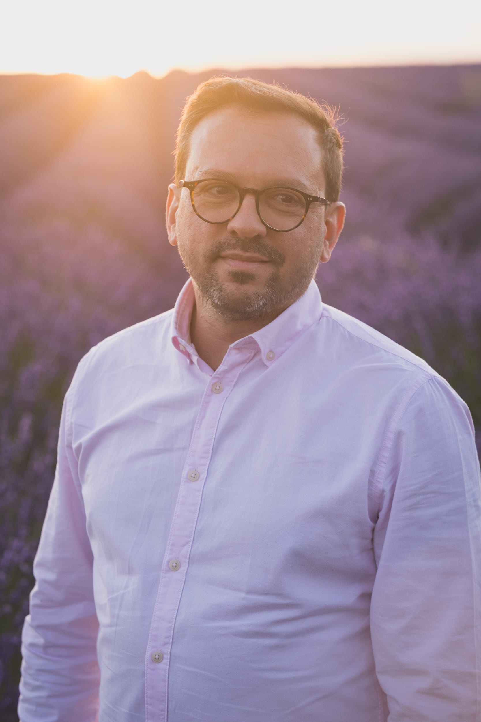 Same sex Lavender gay couple Valensole 1131