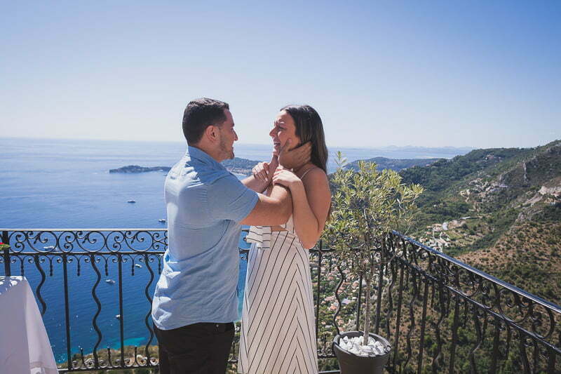 wedding proposal salon royal Chateau Eza 1004