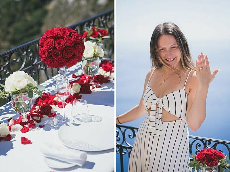 wedding proposal salon royal Chateau Eza 1033