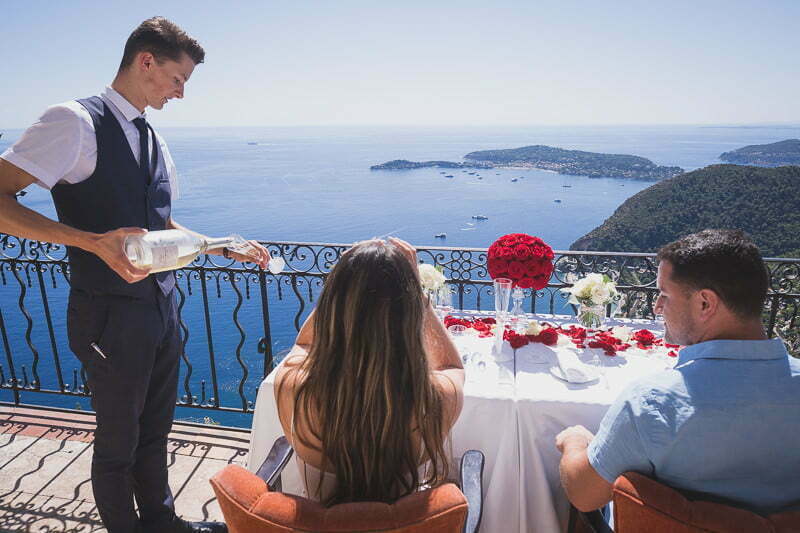 wedding proposal salon royal Chateau Eza 1088