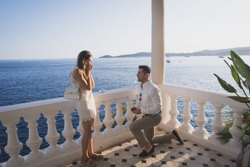 Wedding Proposal Hotel Cap Estel