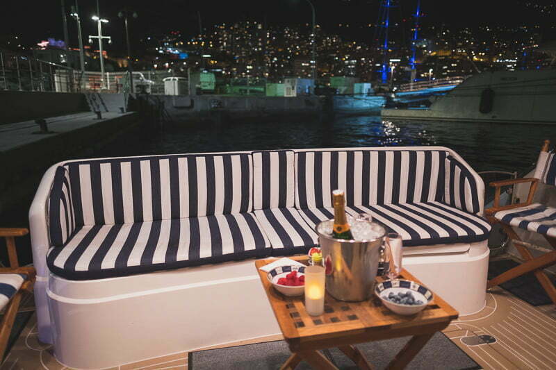A Cinematic Winter Symphony: The 2.2.22 Yacht Proposal 1 Wedding Proposal Boat Yatch Monaco 2002