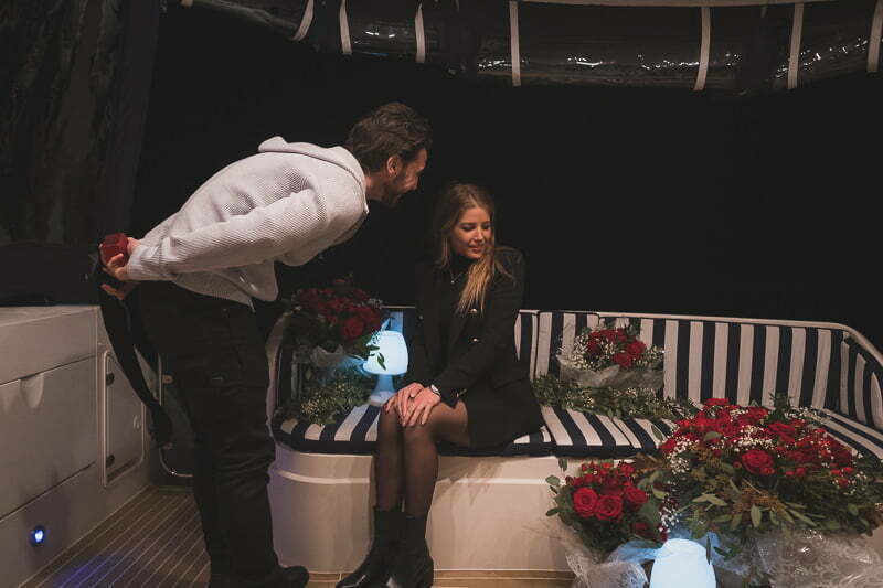 A Cinematic Winter Symphony: The 2.2.22 Yacht Proposal 12 Wedding Proposal Boat Yatch Monaco 2033