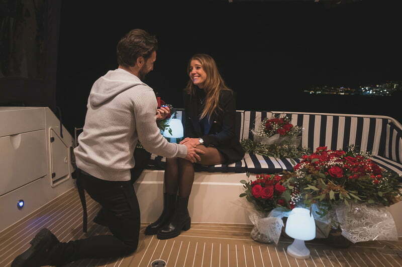 A Cinematic Winter Symphony: The 2.2.22 Yacht Proposal 14 Wedding Proposal Boat Yatch Monaco 2039