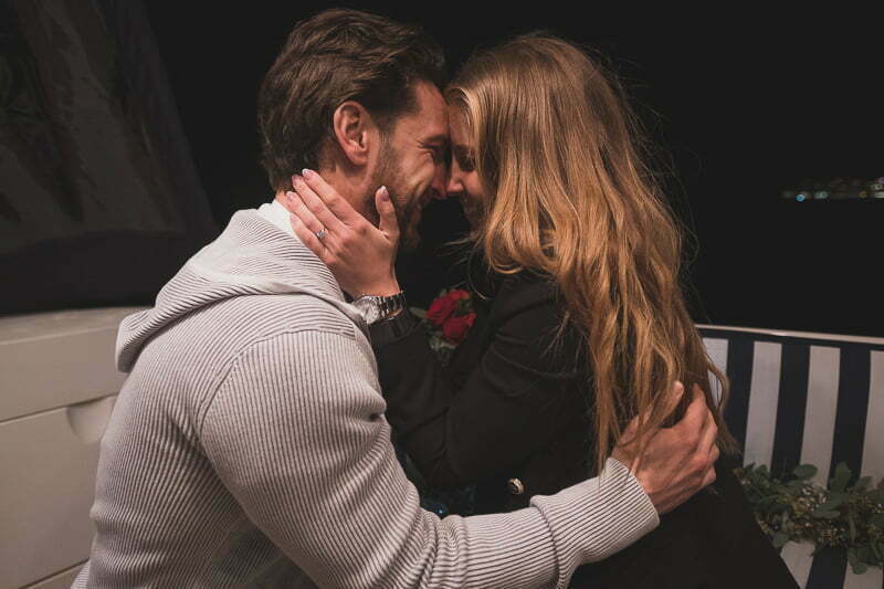 A Cinematic Winter Symphony: The 2.2.22 Yacht Proposal 16 Wedding Proposal Boat Yatch Monaco 2052