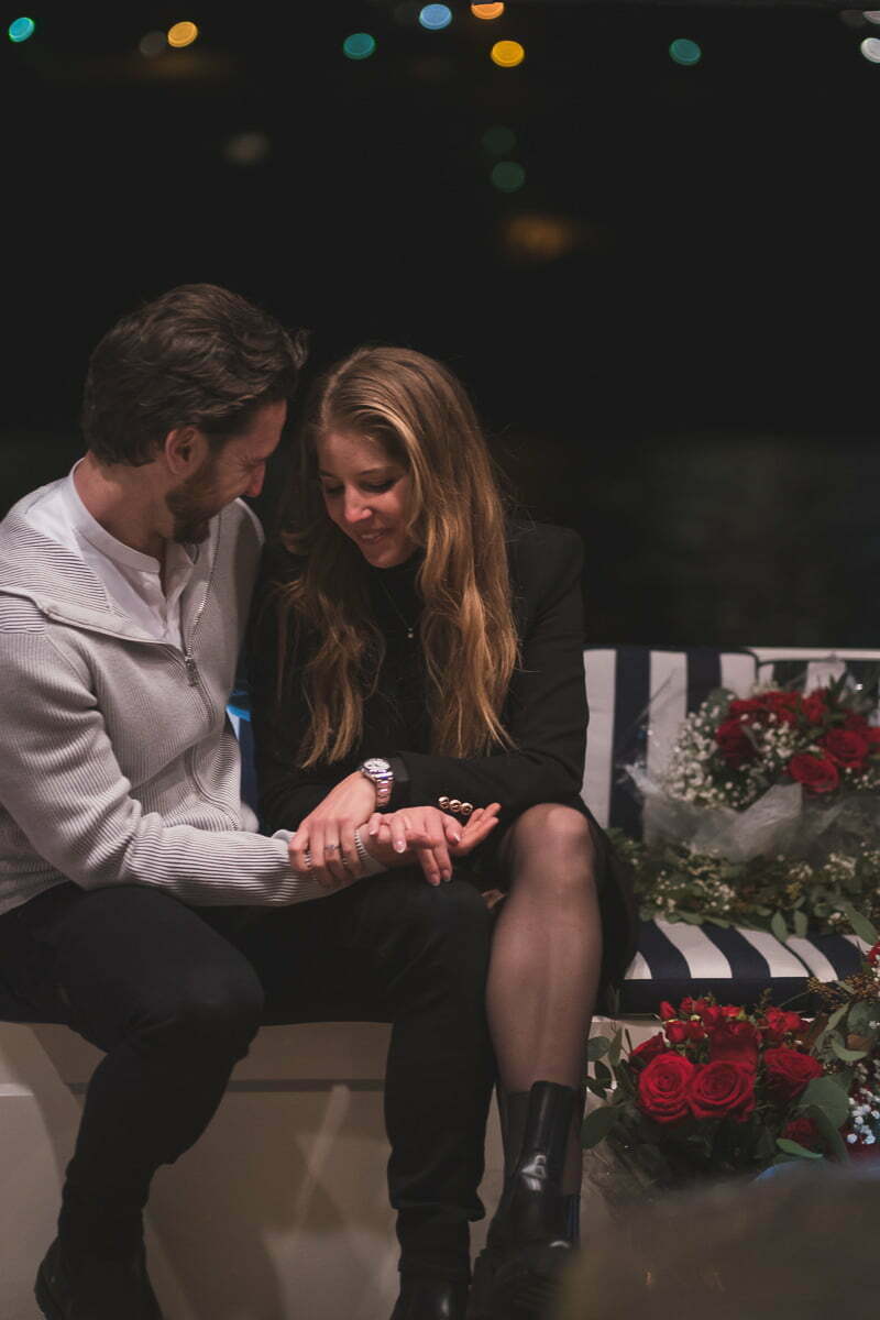 A Cinematic Winter Symphony: The 2.2.22 Yacht Proposal 23 Wedding Proposal Boat Yatch Monaco 2085