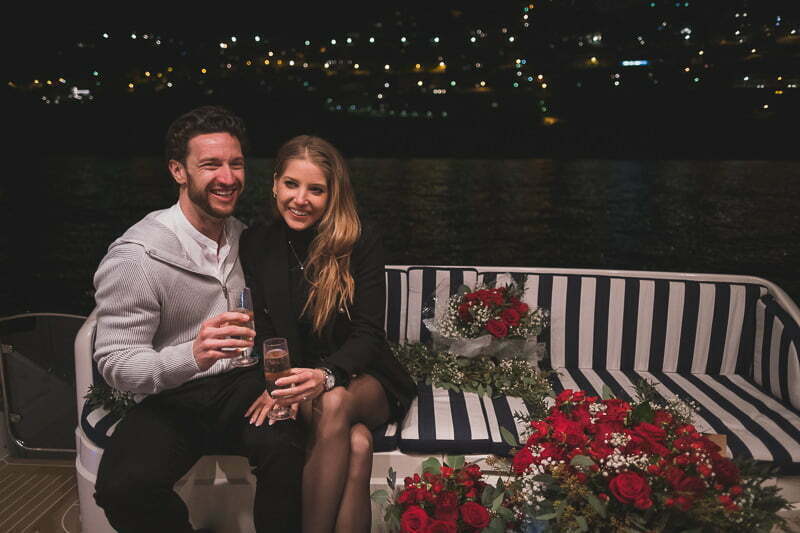 A Cinematic Winter Symphony: The 2.2.22 Yacht Proposal 28 Wedding Proposal Boat Yatch Monaco 2113