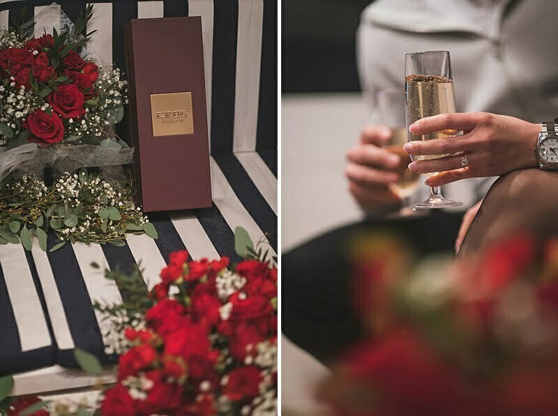 A Cinematic Winter Symphony: The 2.2.22 Yacht Proposal 29 Monaco Winter Night Yacht proposal