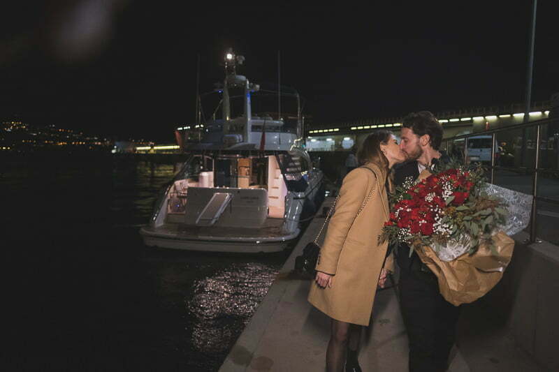 A Cinematic Winter Symphony: The 2.2.22 Yacht Proposal 40 Wedding Proposal Boat Yatch Monaco 2149