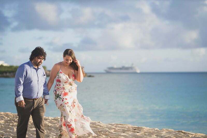St Martin Engagement on the Beach 8 St Martin Engagement Wedding La Samanna 126