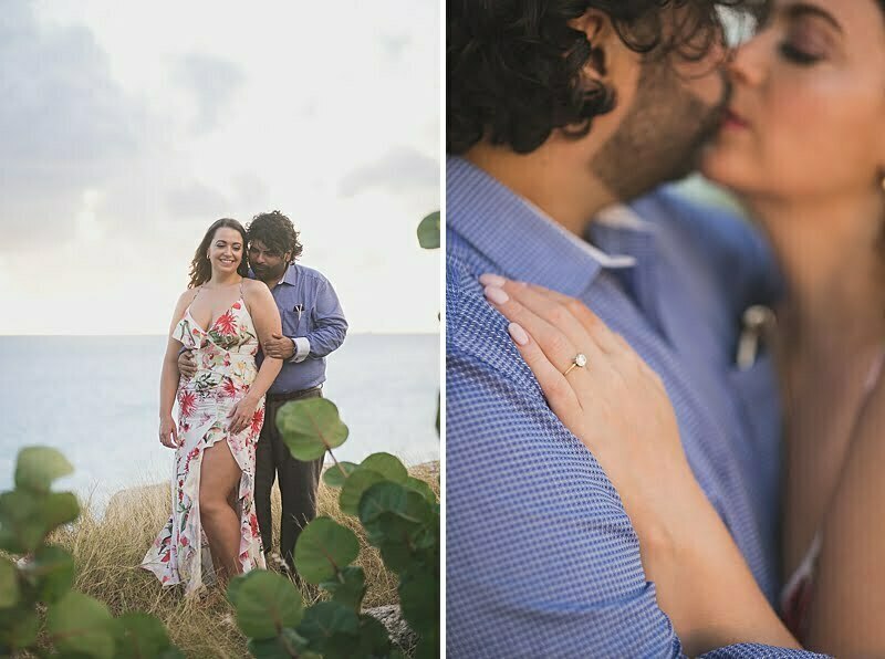 St Martin Engagement on the Beach 12 St Martin Engagement Wedding La Samanna 139