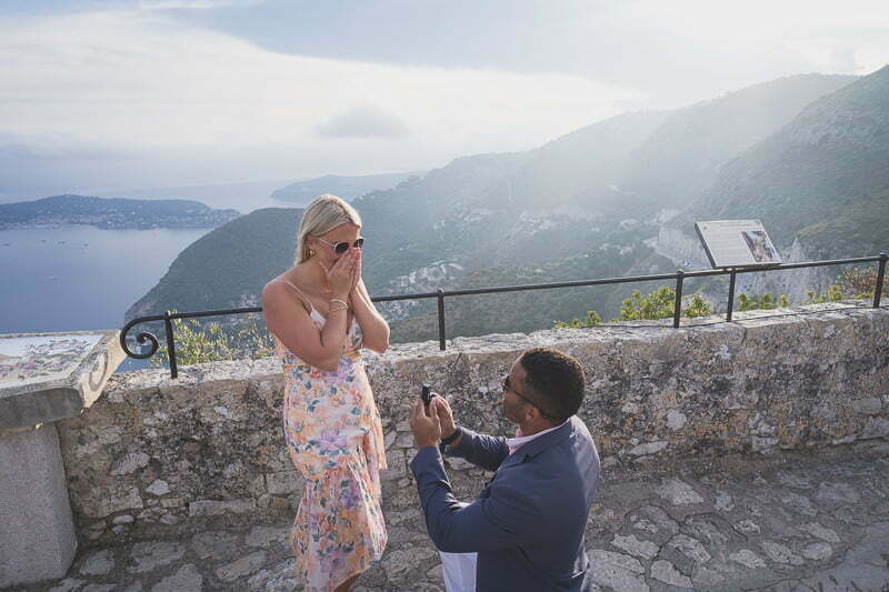 Eze Chateau Eza Wedding proposal Balcony 2005