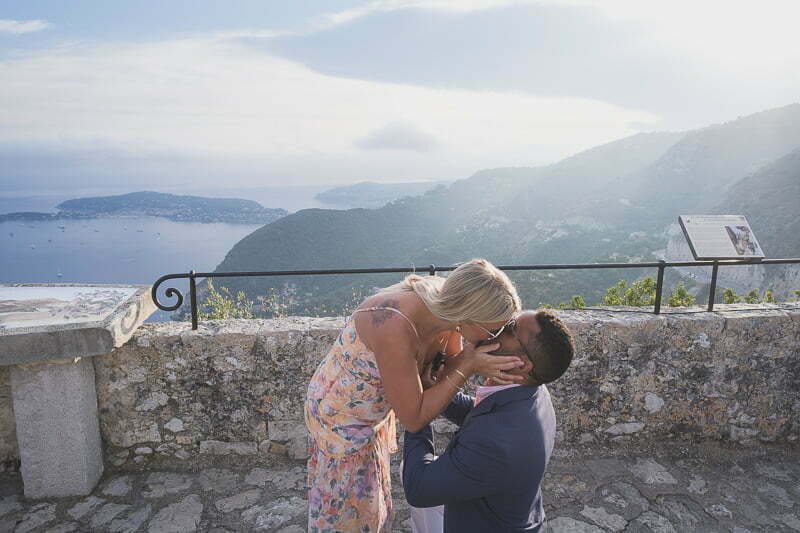 Eze Chateau Eza Wedding proposal Balcony 2006