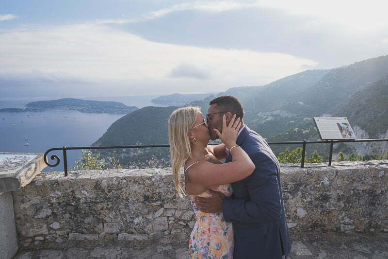 Eze Chateau Eza Wedding proposal Balcony 2010