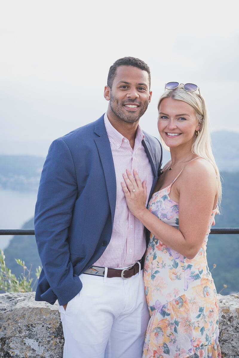 Eze Chateau Eza Wedding proposal Balcony 2016