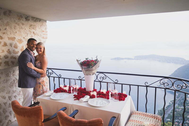 Eze Chateau Eza Wedding proposal Balcony 2086