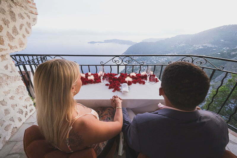Eze Chateau Eza Wedding proposal Balcony 2097