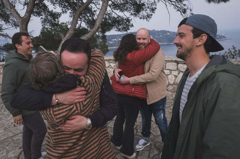 Same Sex LGBTQ wedding proposal French Riviera 2024