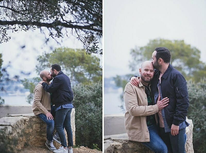 Same Sex LGBTQ wedding proposal French Riviera 2117