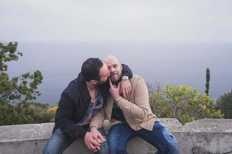 Same Sex LGBTQ wedding proposal French Riviera 2166