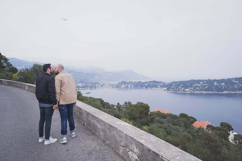 Same Sex LGBTQ wedding proposal French Riviera 2173