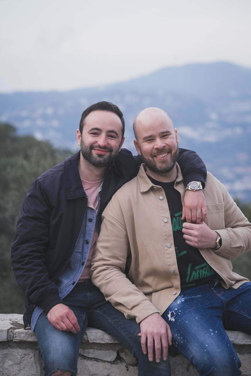 Same Sex LGBTQ wedding proposal French Riviera 2209