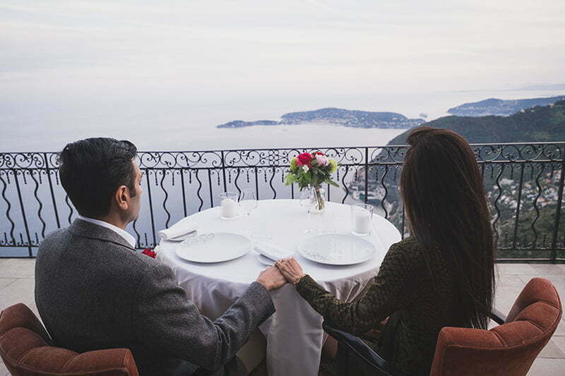 Chateau EZA stunning Proposal and Elopement location 28 Eze Salon Royal wedding proposal 17