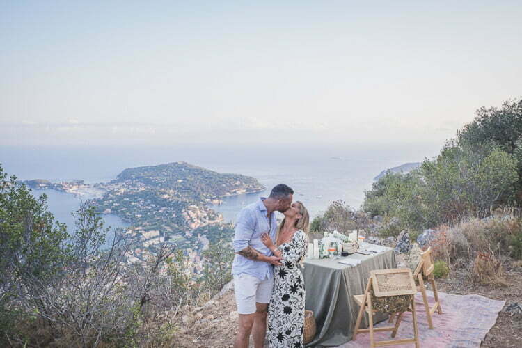 Mon Boron Nice Picnic proposal overlooking Saint-Jean Cap-Ferrat