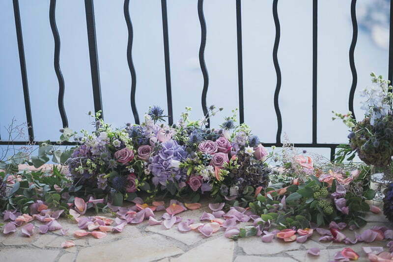 Chateau eza Proposal private balcony flower 1001