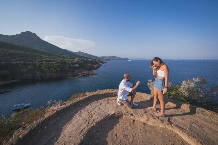 The 30 best places for a PROPOSAL on the French Riviera 46 Theoule Lebanese wedding Proposal 1007
