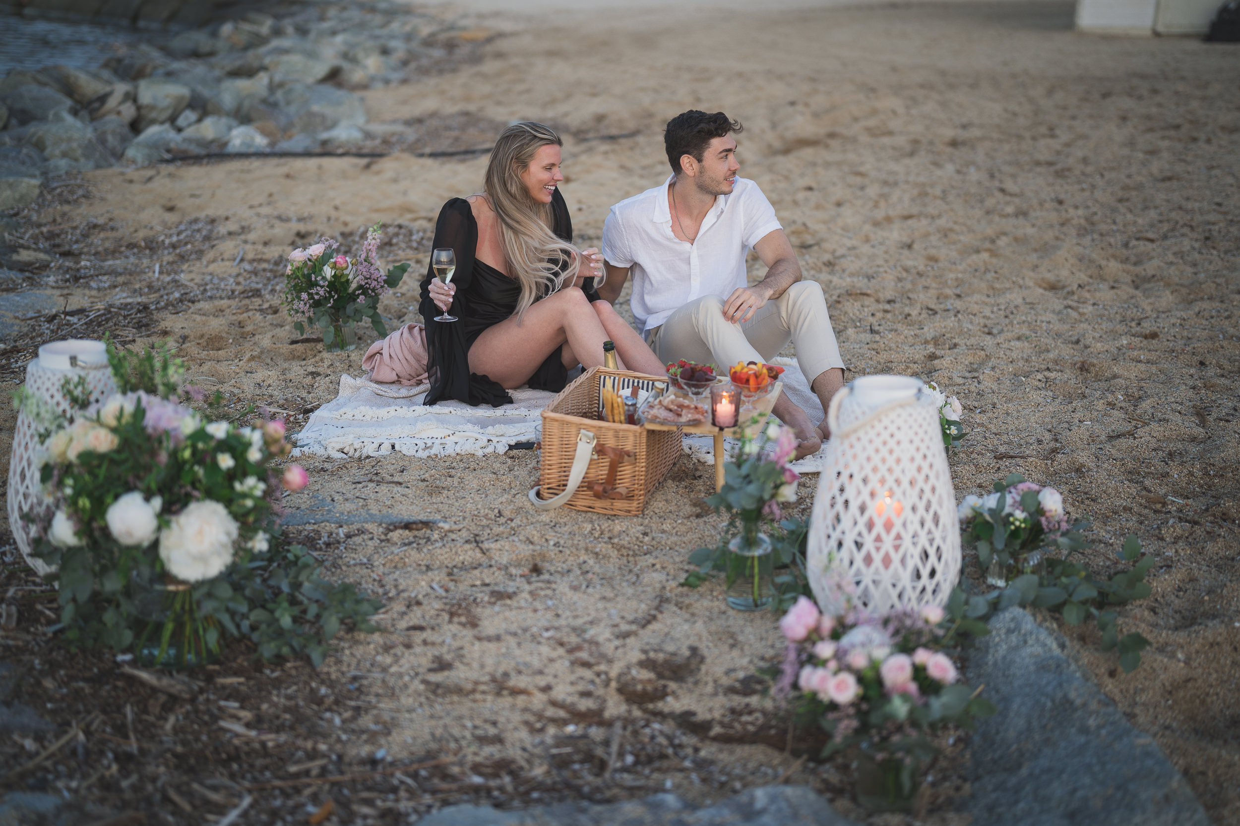 St Tropez Picnic Beach Proposal 2158