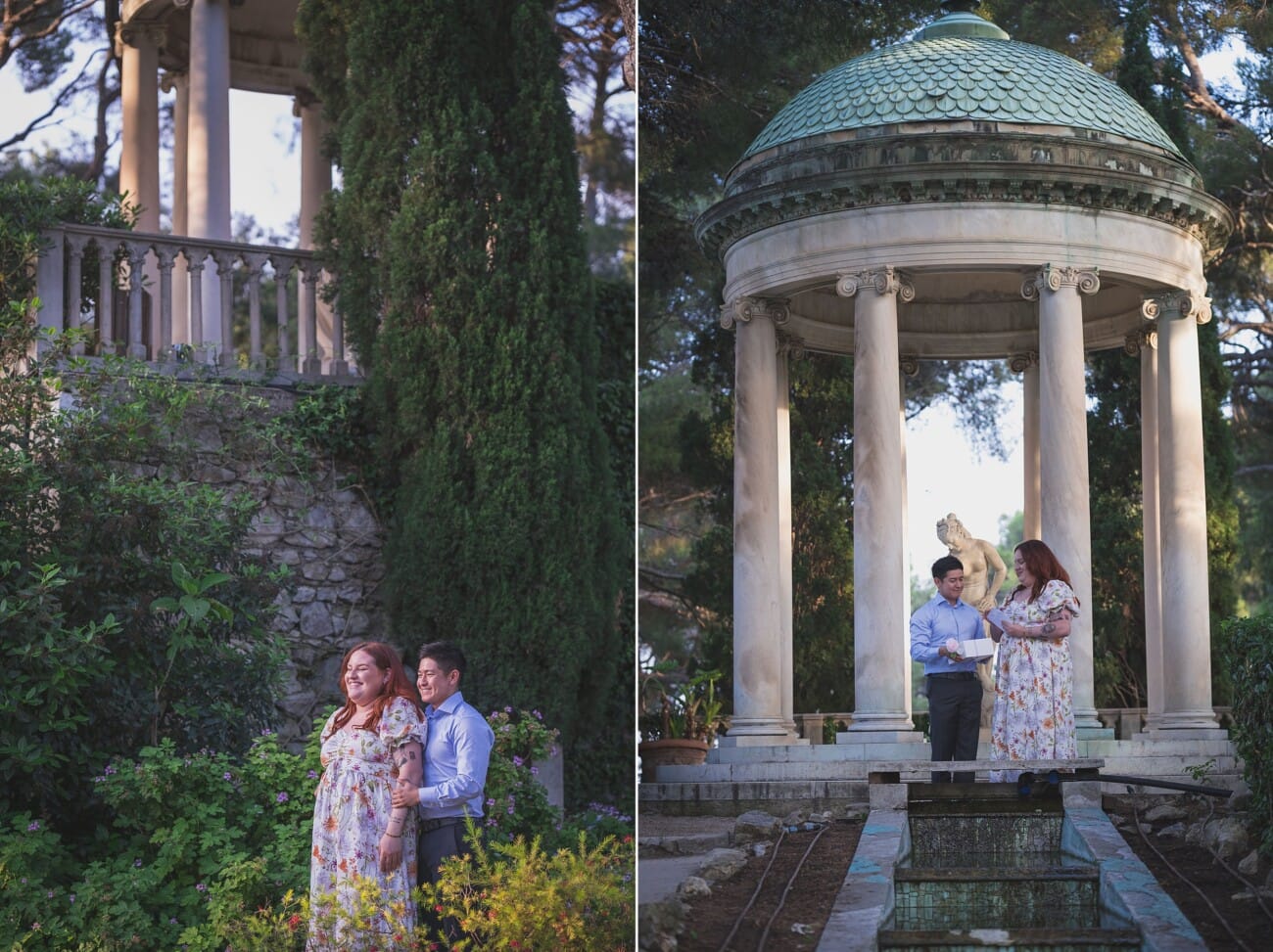 Villa Ephrussi treasure quest for their proposal 