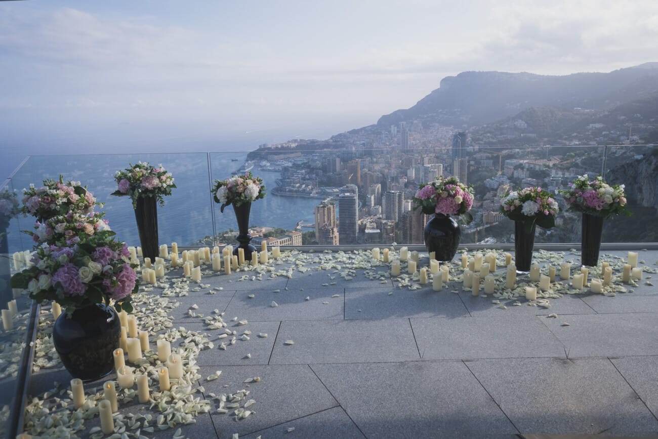 Maybourne Riviera luxury proposal overlooking monaco