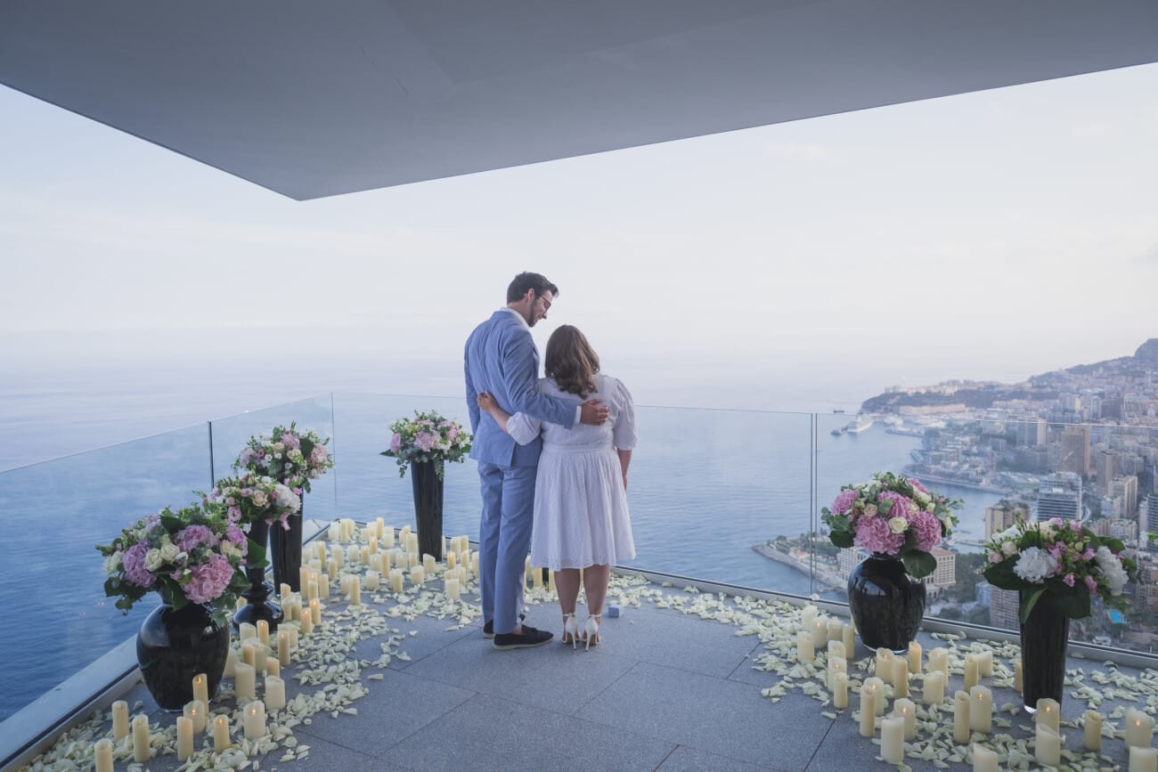 Maybourne Riviera Wedding Proposal 46