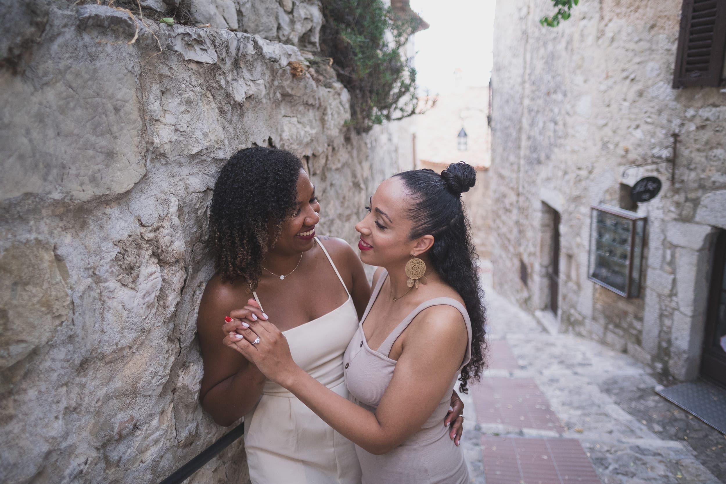 Same Sex Lesbian proposal French Riviera 15