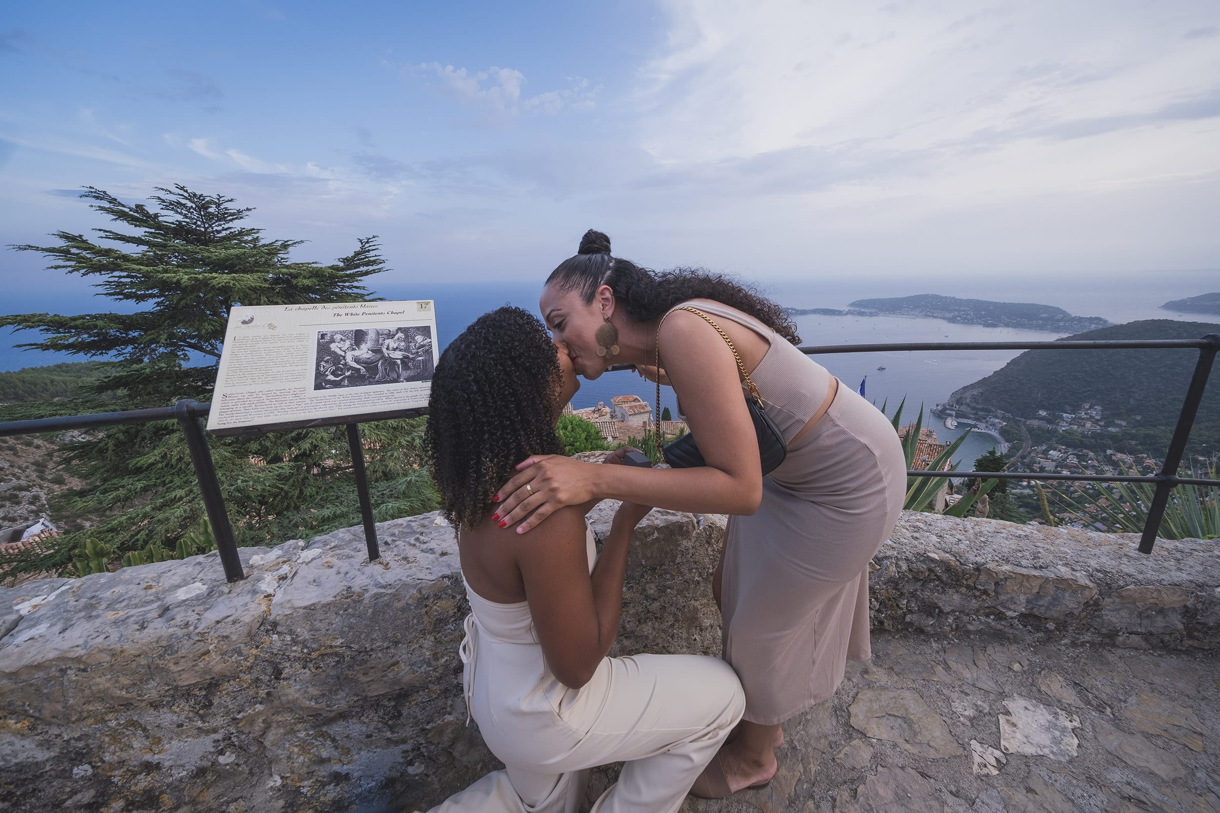 Same Sex Lesbian proposal French Riviera 4