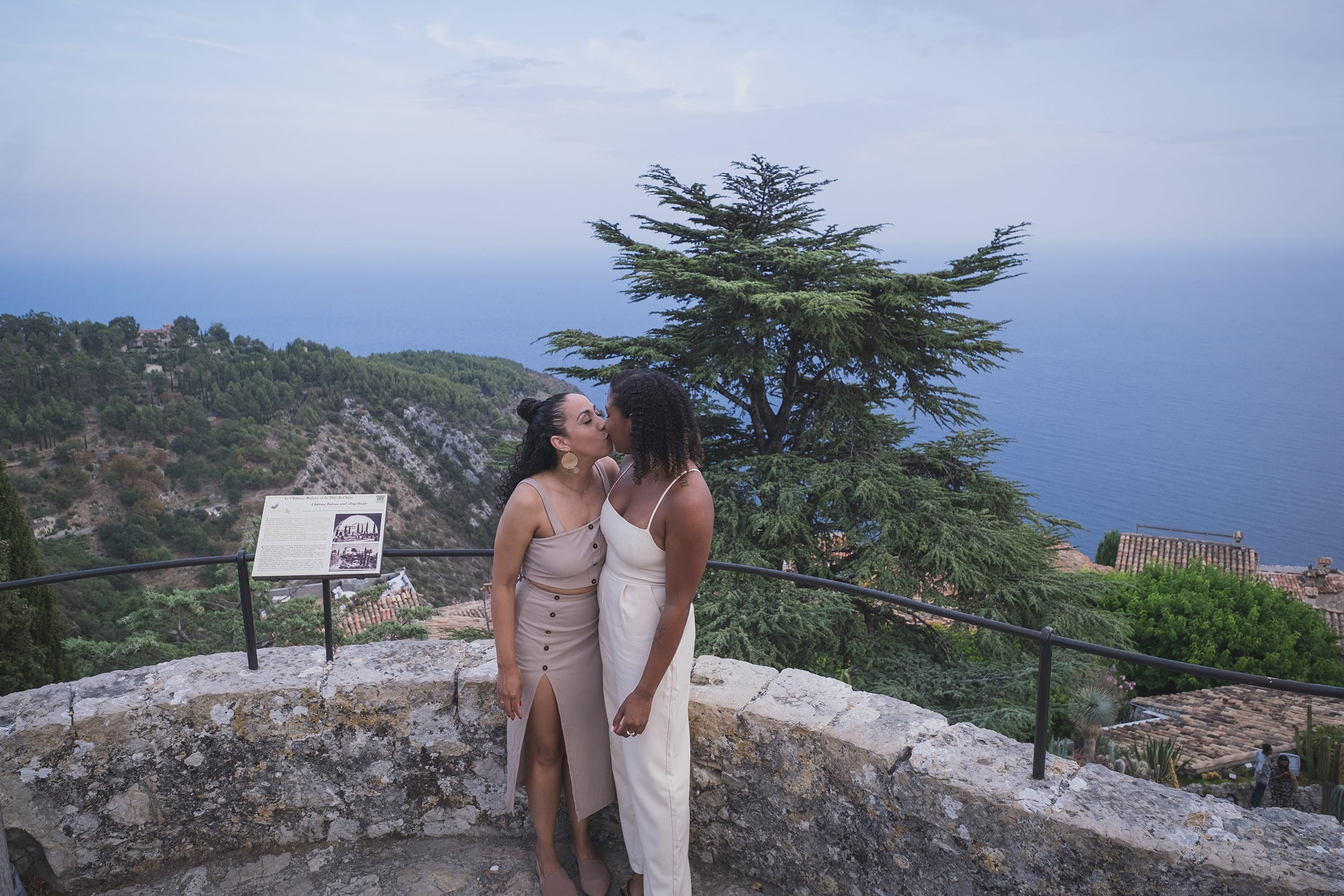 Same Sex Lesbian proposal French Riviera 6
