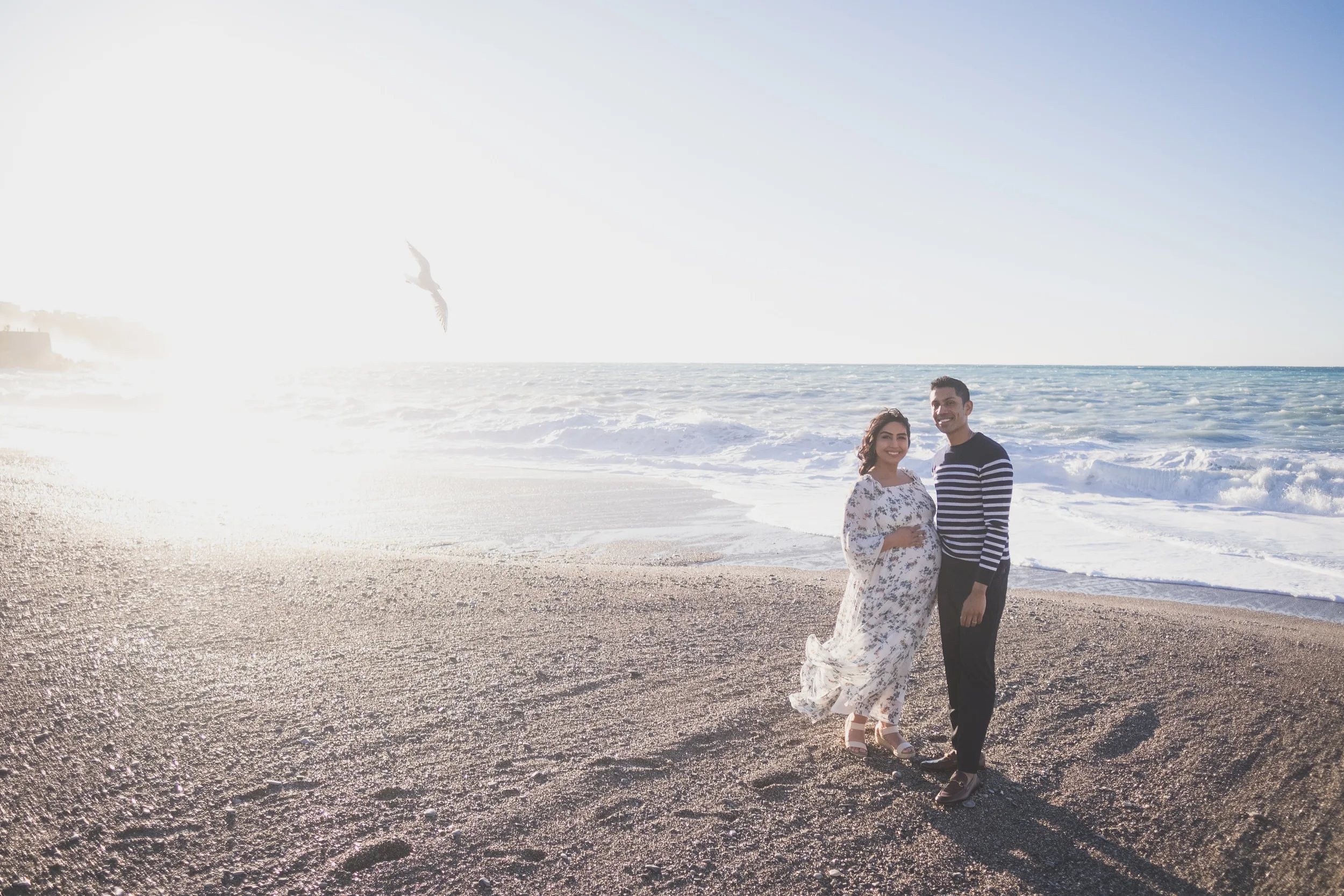 Nice French Riviera Babymoon maternity 1040