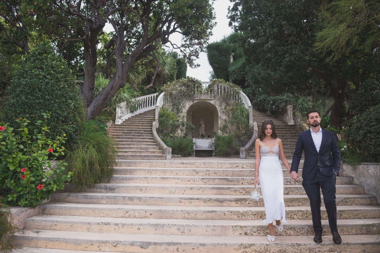 French Riviera Villa Ephrussi Winter Proposal 1059