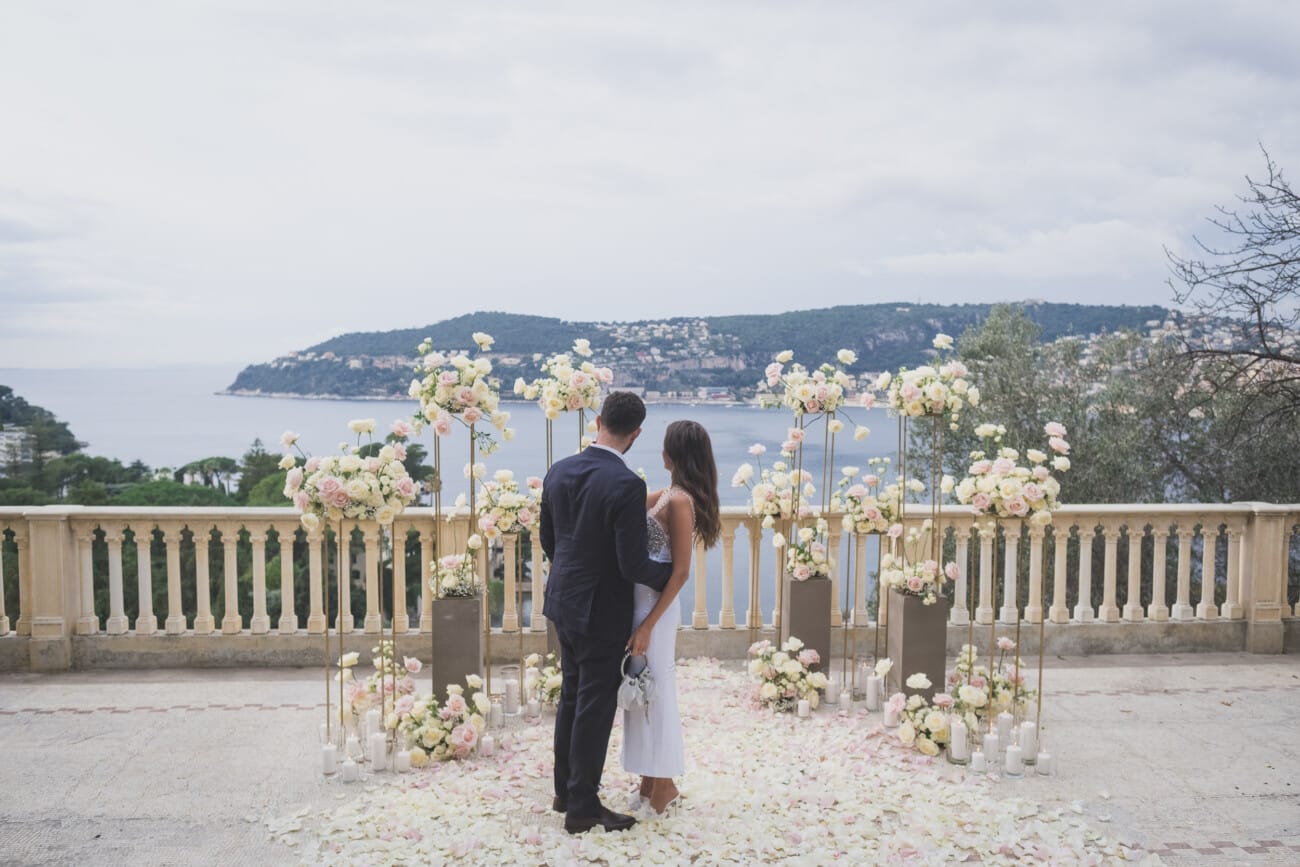 French Riviera Villa Ephrussi Winter Proposal 1086